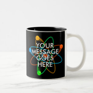 Personalised Atomic Structure Science Two-Tone Coffee Mug