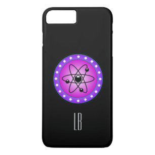 Personalised Atomic Symbol on a Pink background iPhone 8 Plus/7 Plus Case