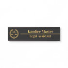 Personalised Attorney Name Paralegal Lawyer Law