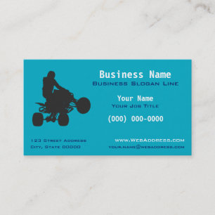 Personalised ATV Quad Off-Road & Powersports Business Card