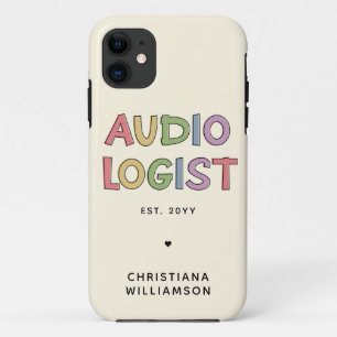Personalised Audiologist Audiology Graduation Gift iPhone 11 Case