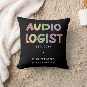 Personalised Audiologist Audiology Graduation Gift Cushion