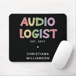Personalised Audiologist Audiology Graduation Gift Mouse Pad