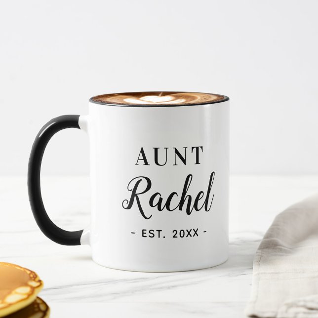 Personalised Aunt Monogram Mug (Creator Uploaded)