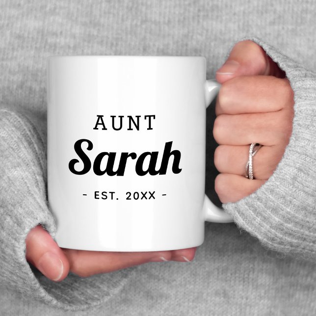 Personalised Aunt Monogram Mug (Creator Uploaded)