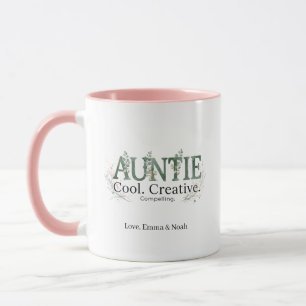 Personalised Auntie Cool Creative Compelling Mug