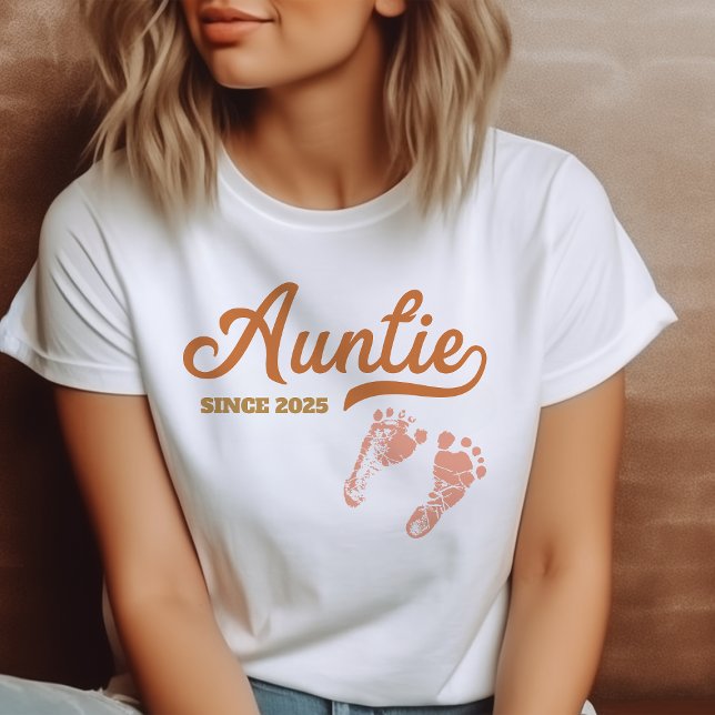  Personalised Auntie Since T-Shirt (Creator Uploaded)