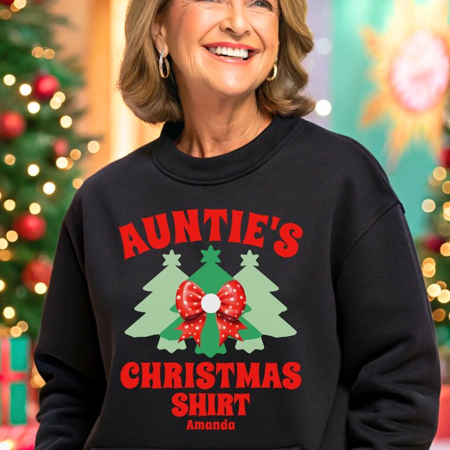 Personalised Auntie's Christmas Sweatshirt (Creator Uploaded)