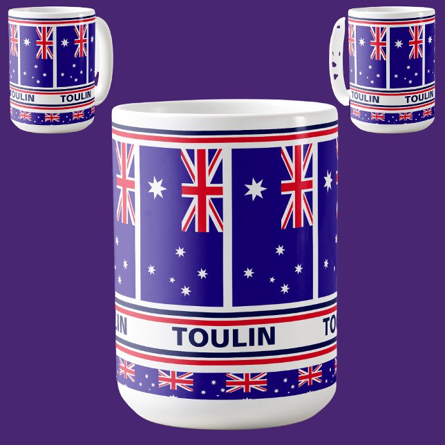 Personalised  Australia Flag  Coffee Mug (Creator Uploaded)
