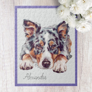 Personalised Australian Shepherd Jigsaw Puzzle