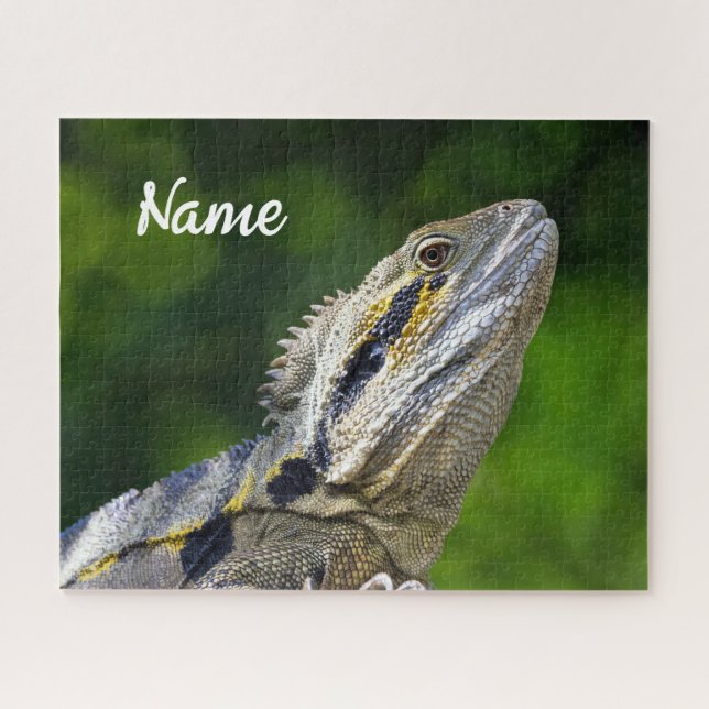Personalised Australian Water Dragon Jigsaw Puzzle (Horizontal)