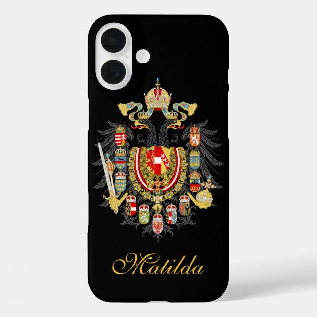 Personalised Austria Hungary Empire Case-Mate iPhone Case (Back)
