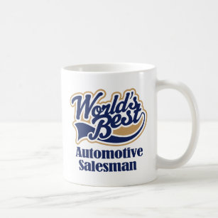 Personalised Automotive Salesman Gift Coffee Mug