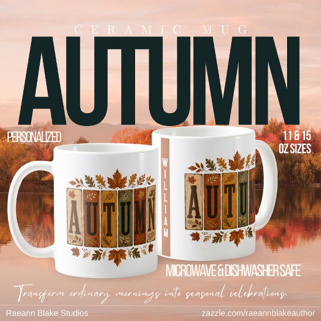 Personalised Autumn Celebration Ceramic Mug (Creator Uploaded)