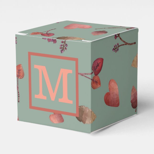 Personalised Autumn Favour Box (Front Side)