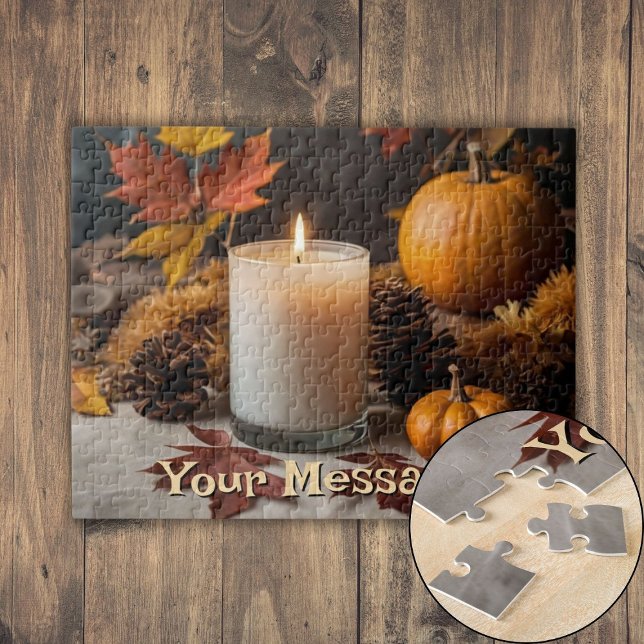 Personalised Autumn-Themed Jigsaw Puzzle (Personalized Autumn-Themed Jigsaw Puzzle)