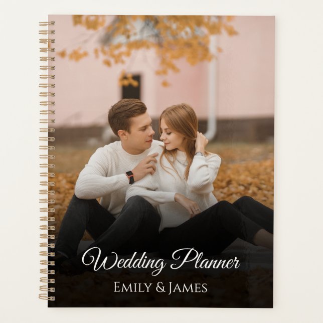Personalised Autumn Wedding Organiser Planner (Front)
