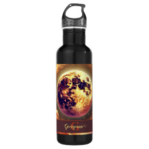 Personalised Autumnal Galaxy Harvest Moon 710 Ml Water Bottle