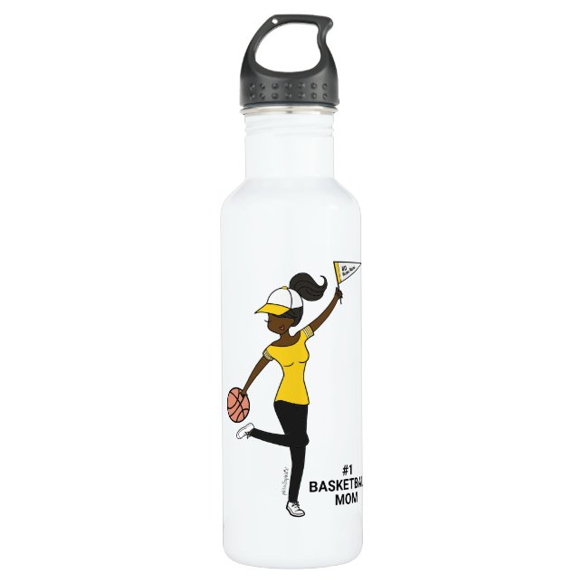 Personalised Avatar #1 Basketball Fan 710 Ml Water Bottle (Front)