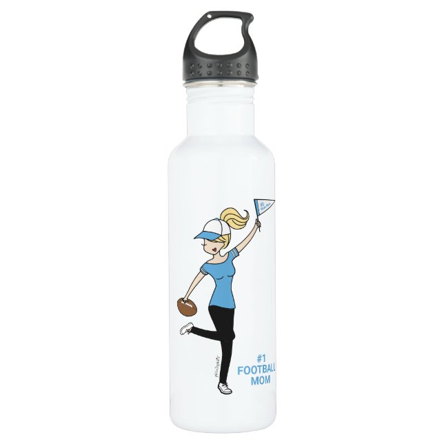 Personalised Avatar #1 Football Fan 710 Ml Water Bottle (Front)