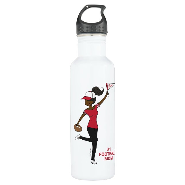 Personalised Avatar #1 Football Fan 710 Ml Water Bottle (Front)