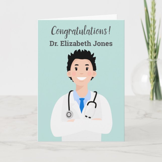Personalised Avatar Doctor  Card (Front)
