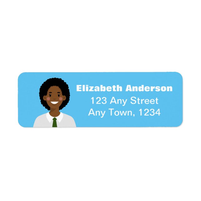 Personalised Avatar Label Return Address Label (Front)