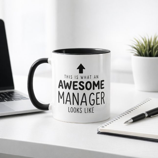 Personalised Awesome Manager Mug (Creator Uploaded)