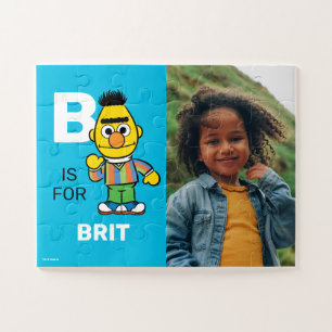 Personalised B is for Bert Photo Jigsaw Puzzle