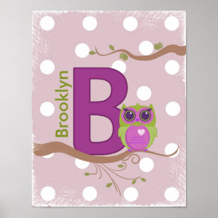 Personalised "B" Poster
