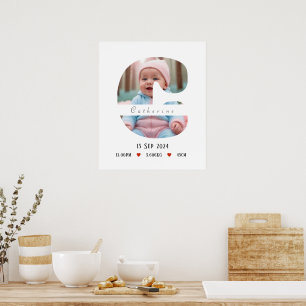 Personalised Baby Alphabet Letter - C - Poster
