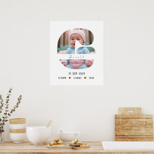 Personalised Baby Alphabet Letter - G - Poster