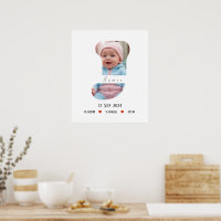 Personalised Baby Alphabet Letter - J - Poster