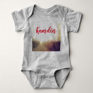 Personalised Baby Body Suit Sunrise Pathway Walkwa Baby Bodysuit