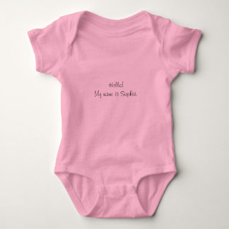Personalised Baby Body Suits Baby Bodysuit