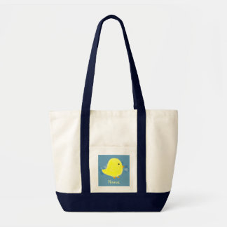 Personalised Baby Chick Tote Bag