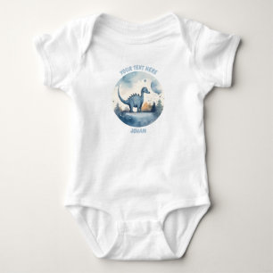 Personalised baby Dinosaur bodysuit