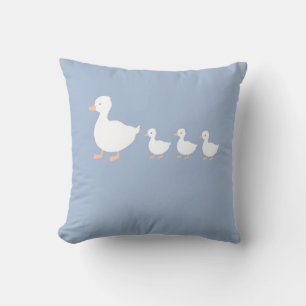 Personalised Baby Duckling Nursery Throw Pillow