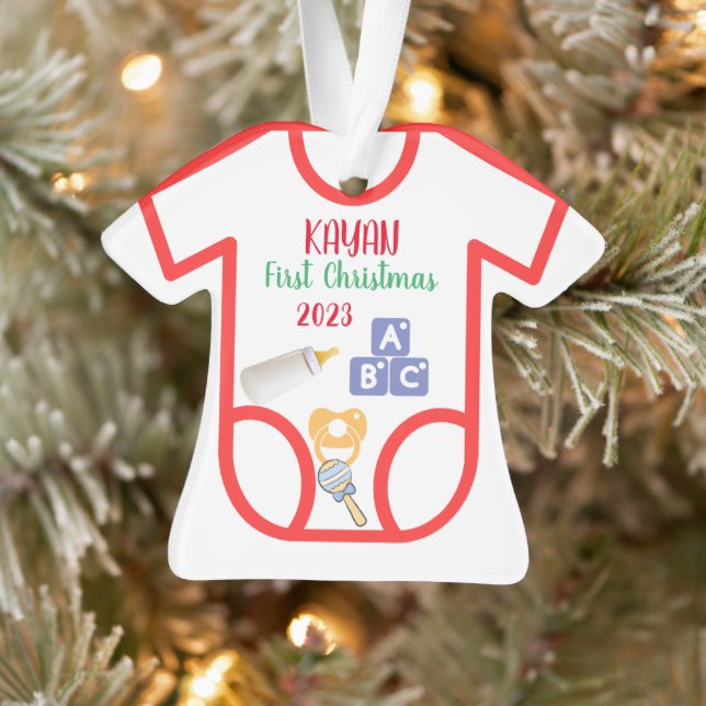 Personalised baby first Christmas 2023 Ornament (Tree)