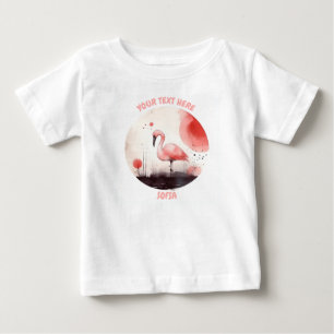 Personalised baby Flamingo Tee