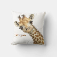 Personalised Baby Giraffe Nursery Decor