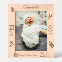 Personalised Baby Girl Memory Frame | DP7