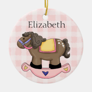 Personalised Baby Girl Ornament