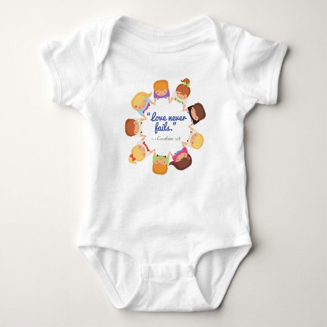 Personalised Baby Jersey Bodysuit  (Front)