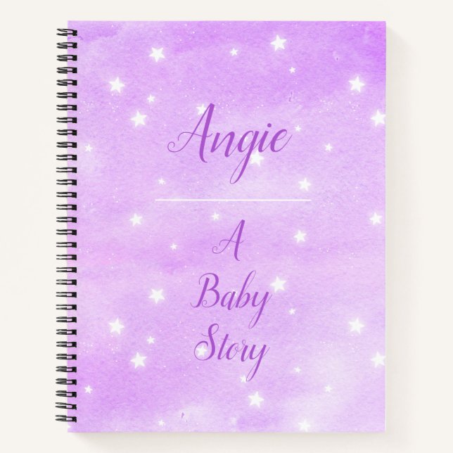 Personalised Baby Journal (Front)