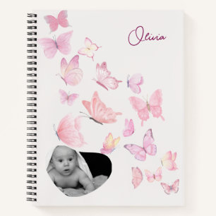 Personalised Baby Keepsake Journal – Butterfly