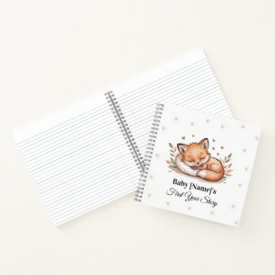 Personalised Baby Memory Book – Fox