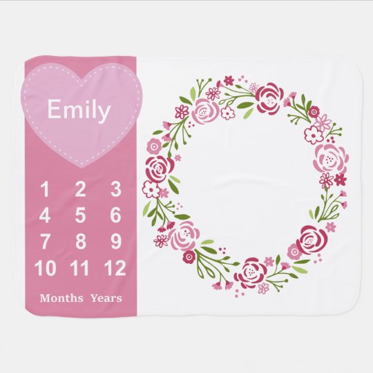 personalised baby milestone blanket australia