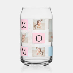 Personalised Baby & MOM Can Glass