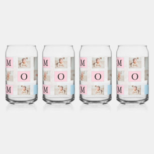 Personalised Baby & MOM Can Glass